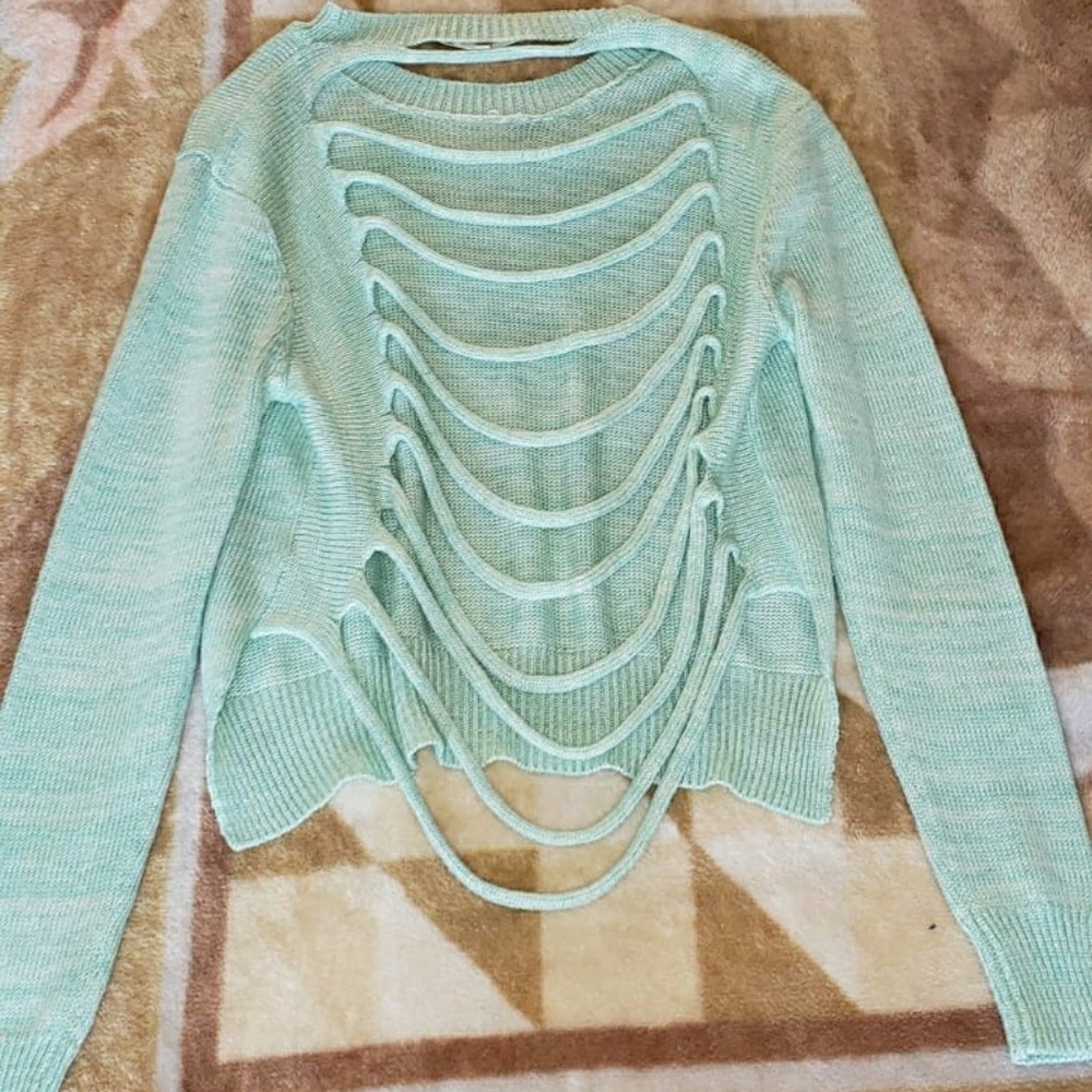 Open-Back Sweater